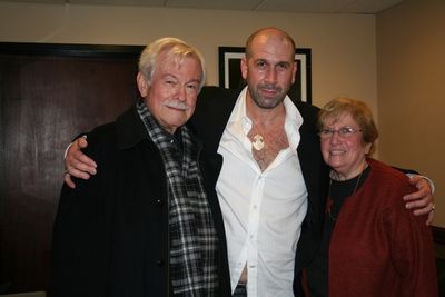 Jeremy Schonfeld with his parents Gustave Schonfeld and Miriam Schonfeld

 Photo