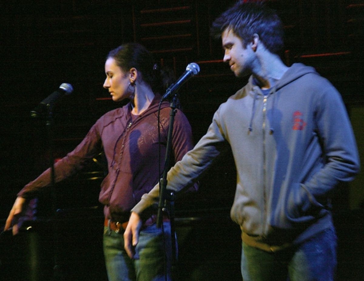 Laura Benanti and Gavin Creel at BROADWAY LOVES JOE'S PUB 