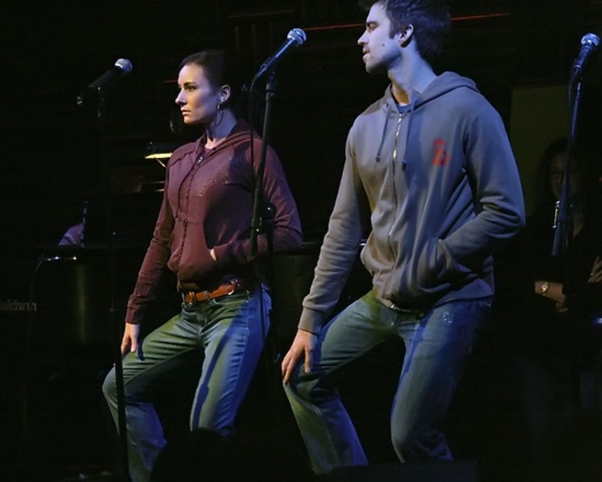 Laura Benanti and Gavin Creel at BROADWAY LOVES JOE'S PUB 