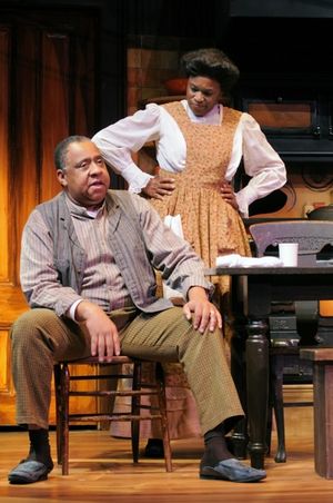 Barry Shabaka Henley and Kim Staunton Photo