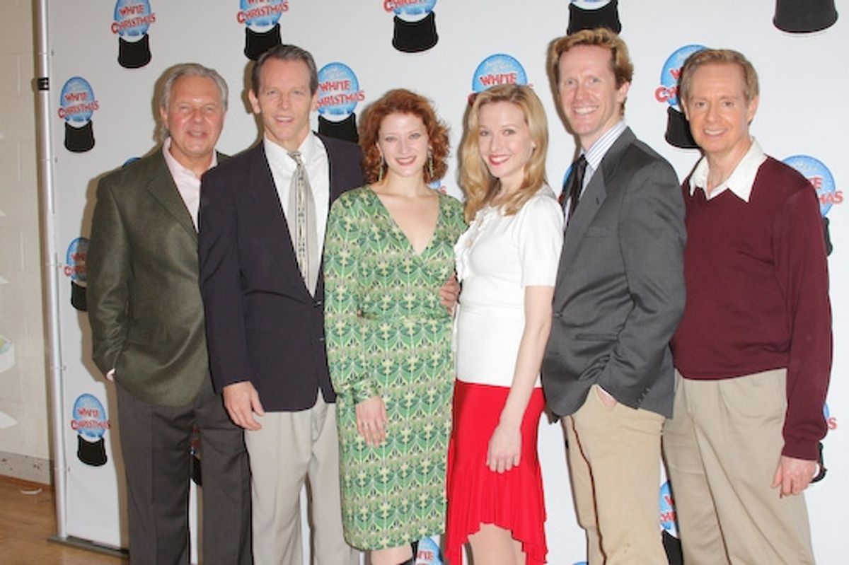Walter Bobbie and choreographer Randy Skinner with Stephen Bogardus, Kerry O'Malley, Meredith Patterson, and Jeffry Denman

 at 