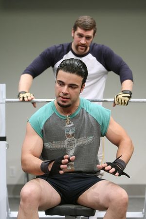 James Martinez as 'Raul' (foreground) and Jeremy Davidson as 'Kent'  Photo