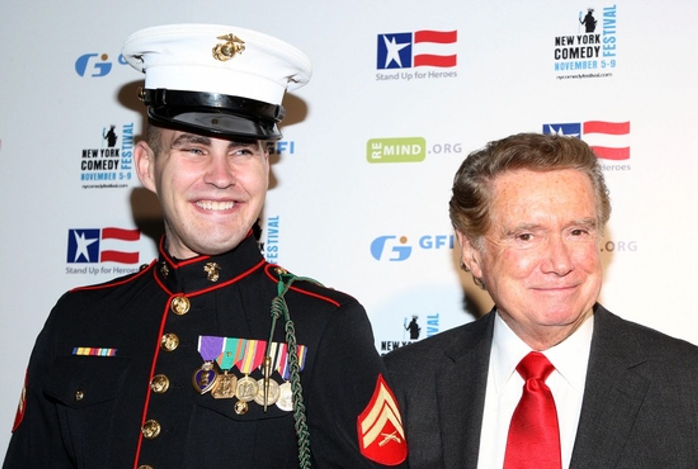 Photo Coverage: Regis Philbin Hosts STAND UP FOR HEROES at the New York Comedy Festival Photo Coverage: Regis Philbin Hosts STAND UP FOR HEROES at the New York Comedy Festival Image
