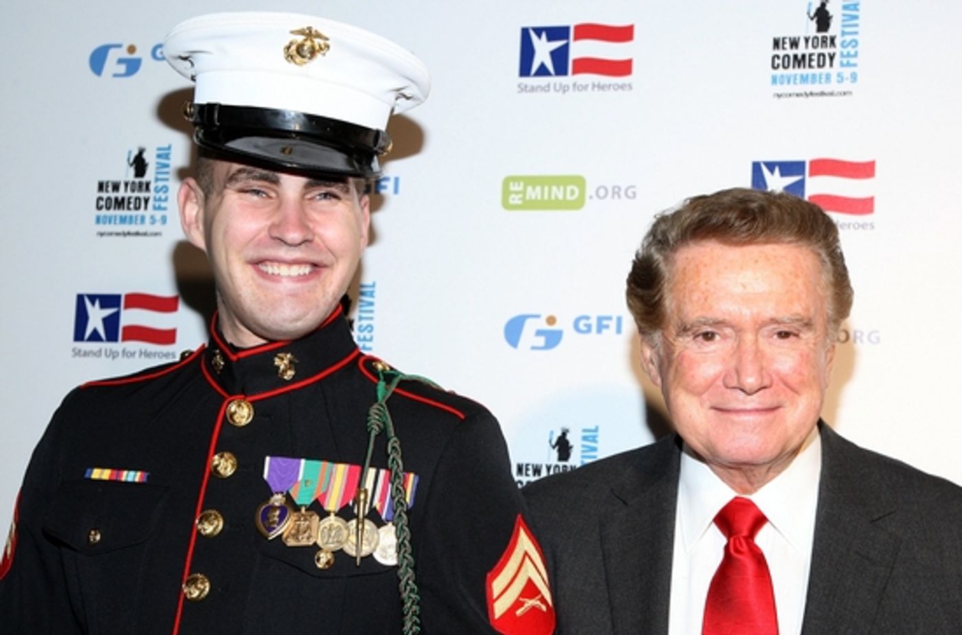 Photo Coverage: Regis Philbin Hosts STAND UP FOR HEROES at the New York Comedy Festival Photo Coverage: Regis Philbin Hosts STAND UP FOR HEROES at the New York Comedy Festival Image