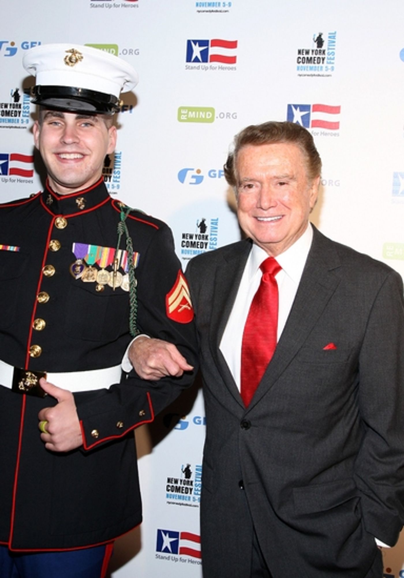 Photo Coverage: Regis Philbin Hosts STAND UP FOR HEROES at the New York Comedy Festival Photo Coverage: Regis Philbin Hosts STAND UP FOR HEROES at the New York Comedy Festival Image