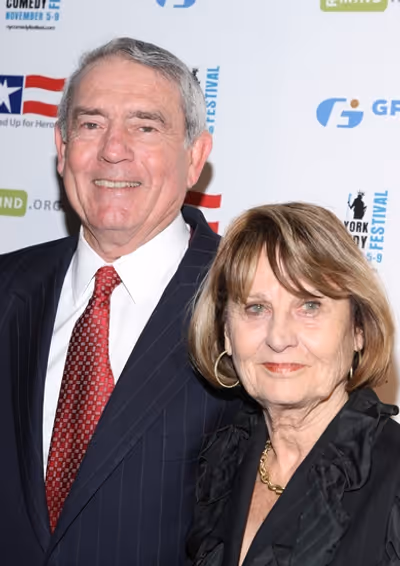 Dan Rather and Jean Goebel Photo