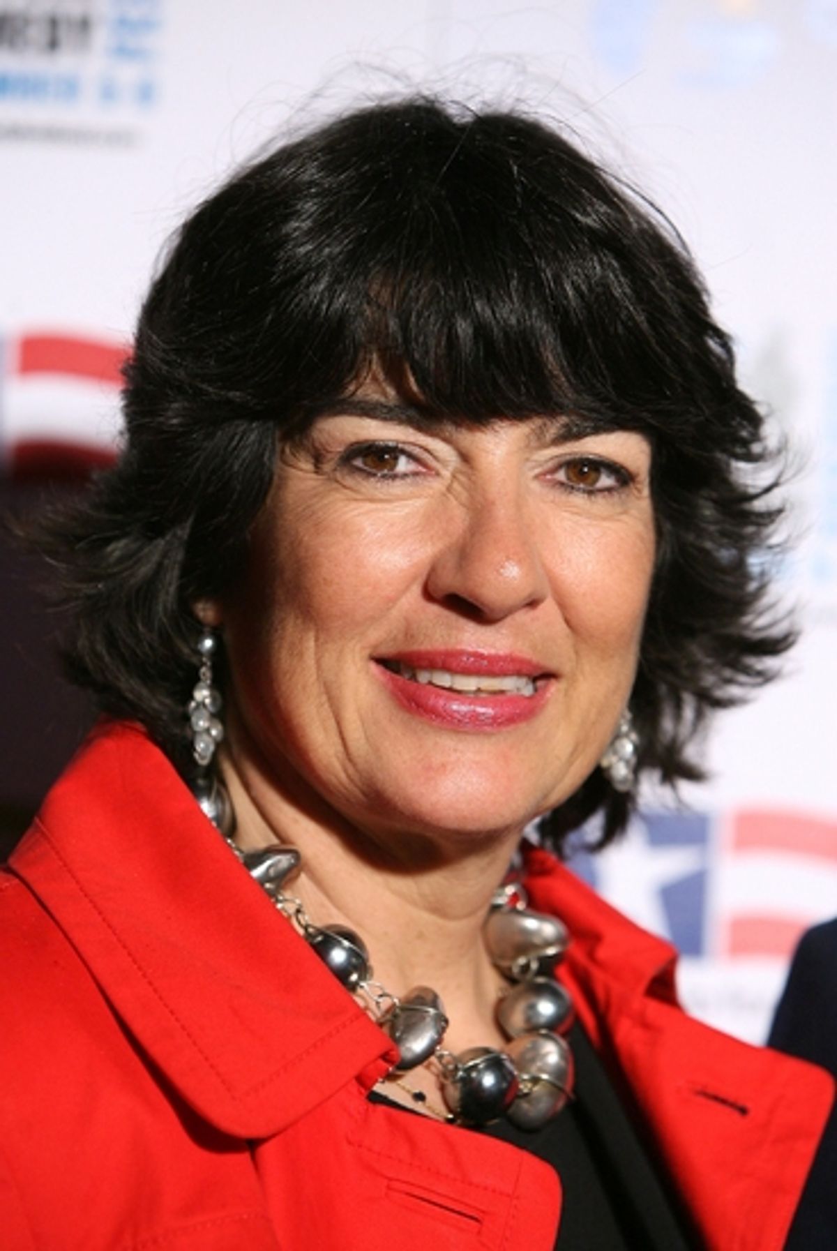 Journalist Christiane Amanpour  at 