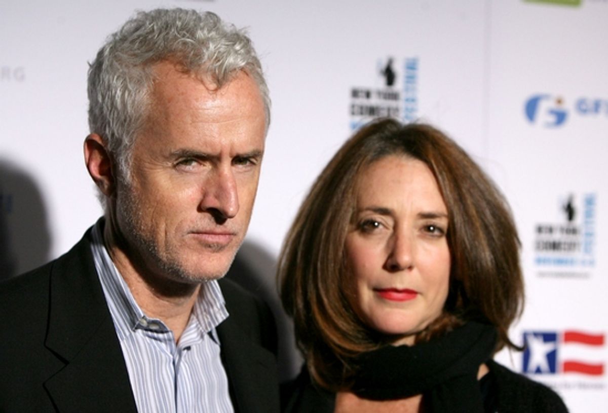 John Slattery and Talia Balsam at Regis Philbin Hosts STAND UP FOR HEROES at the New York Comedy Festival
