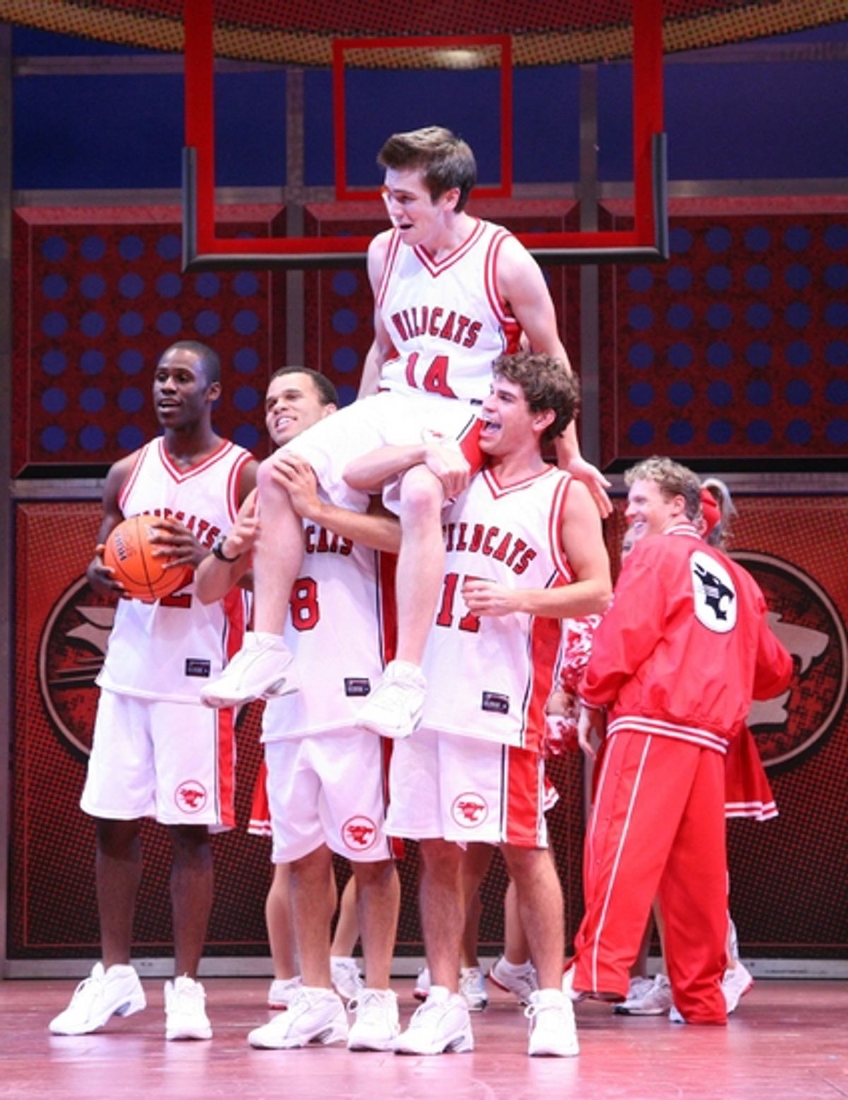 Sean Samuels (Zeke), Justin Keyes (Chad), Chase Peacock (Troy), Dennis Necsary and Zach Frank at 