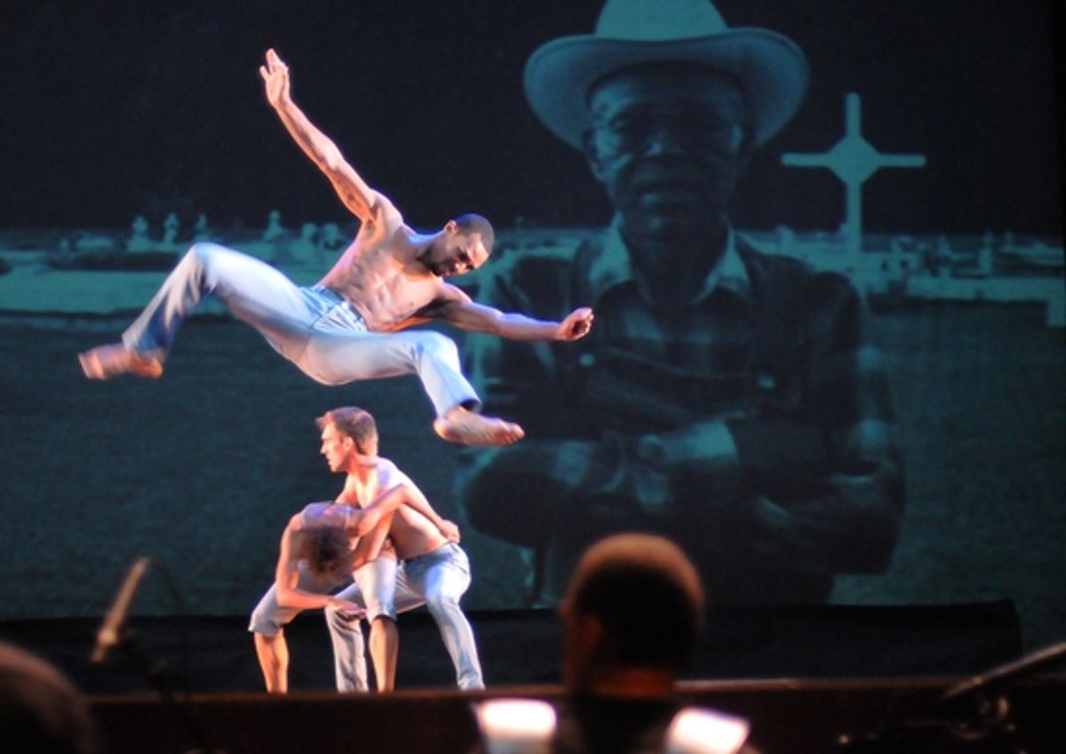 Daquan Thompson and Wemer Figar in 'ZYDECO, ZARE' at 