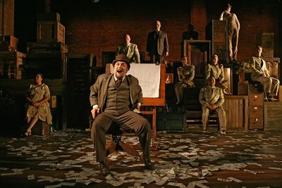 Alexander Gemignani (front) and Michael Cerveris Photo