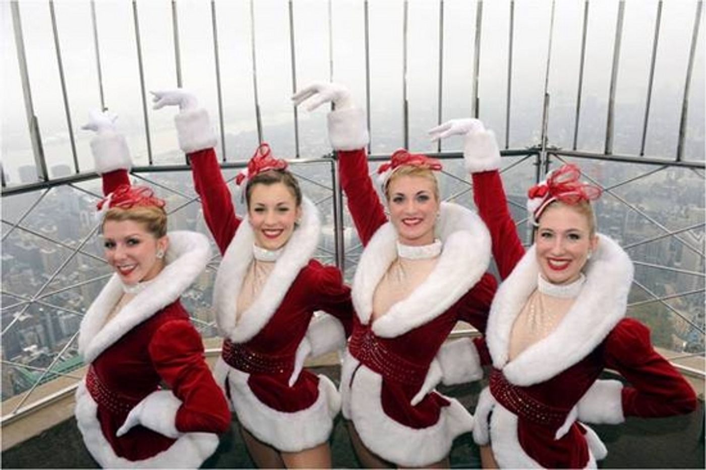 Photo Flash: Rockettes Light Empire State Building Photo Flash: Rockettes Light Empire State Building Image