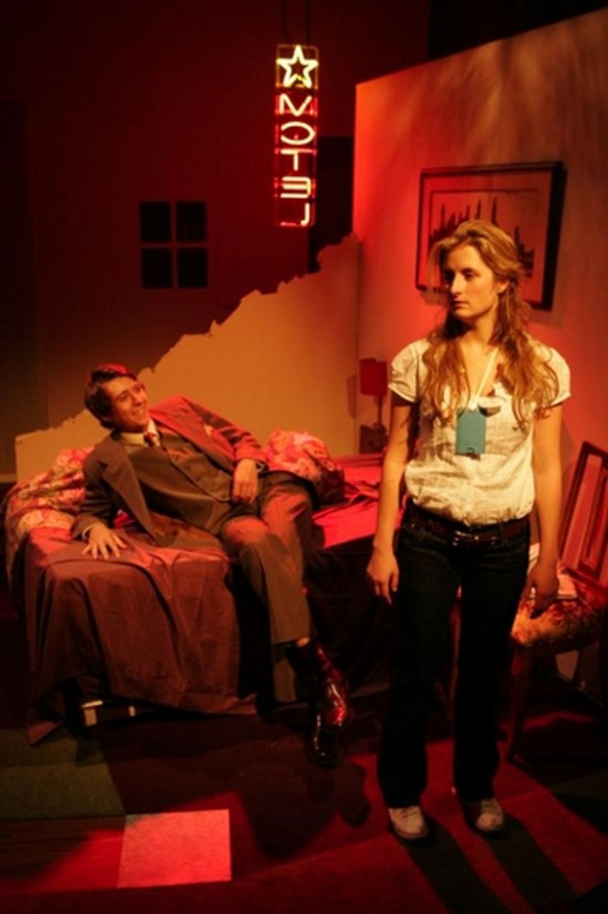 Max Lodge and Grace Gummer  at 