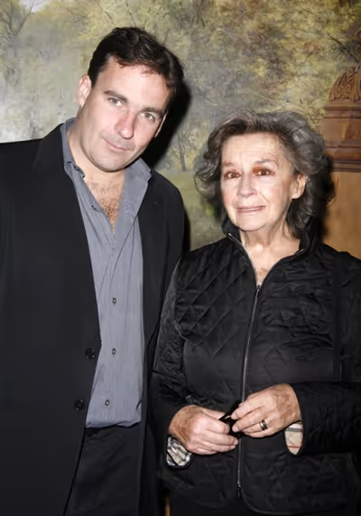 Zoe Caldwell and her son Charlie

 Photo