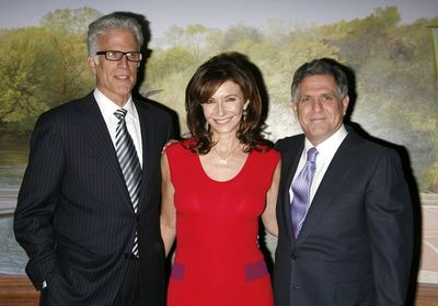 Ted Danson, Mary Steenburgen, and Leslie Moonves

 Photo