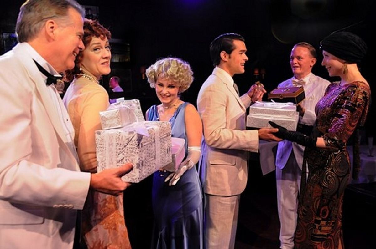 Jane Blass, Daren Kelly, Autumn Hurlbert, Glenn Peters, Chris Peluso and Laura Jordan at 