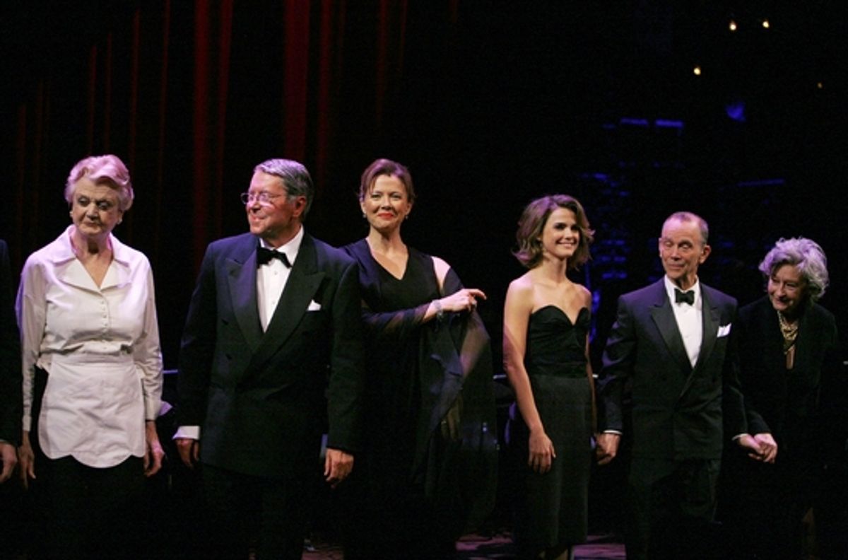 Angela Lansbury, Brian Bedford, Annette Bening, Keri Russell, Joel Grey and Zoe Caldwell at 
