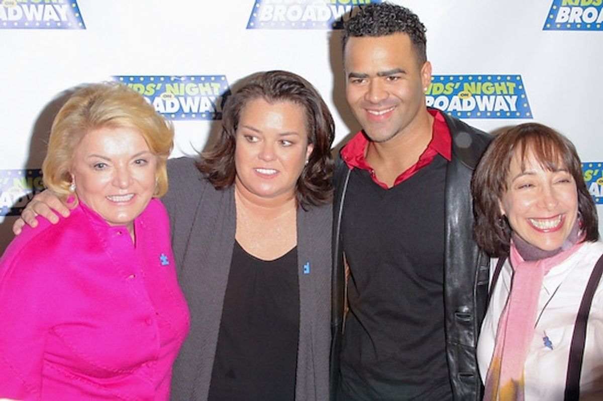 Suzanne Wright, Rosie O'Donnell, Chris Jackson, and Didi Conn at 