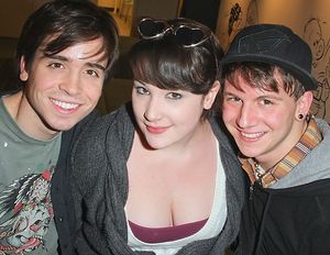 Matt Doyle, Emma Hunton, and Gerard Canonico @ BroadwayWorld Matt Doyle, Emma Hunton, and Gerard Canonico Photo