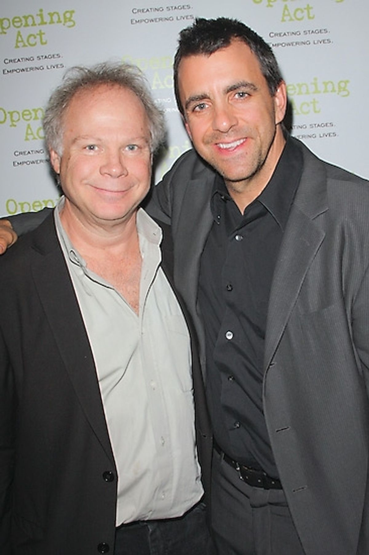 Gary Springer (original press agent for Side Man) and Joseph Lyle Baker at 