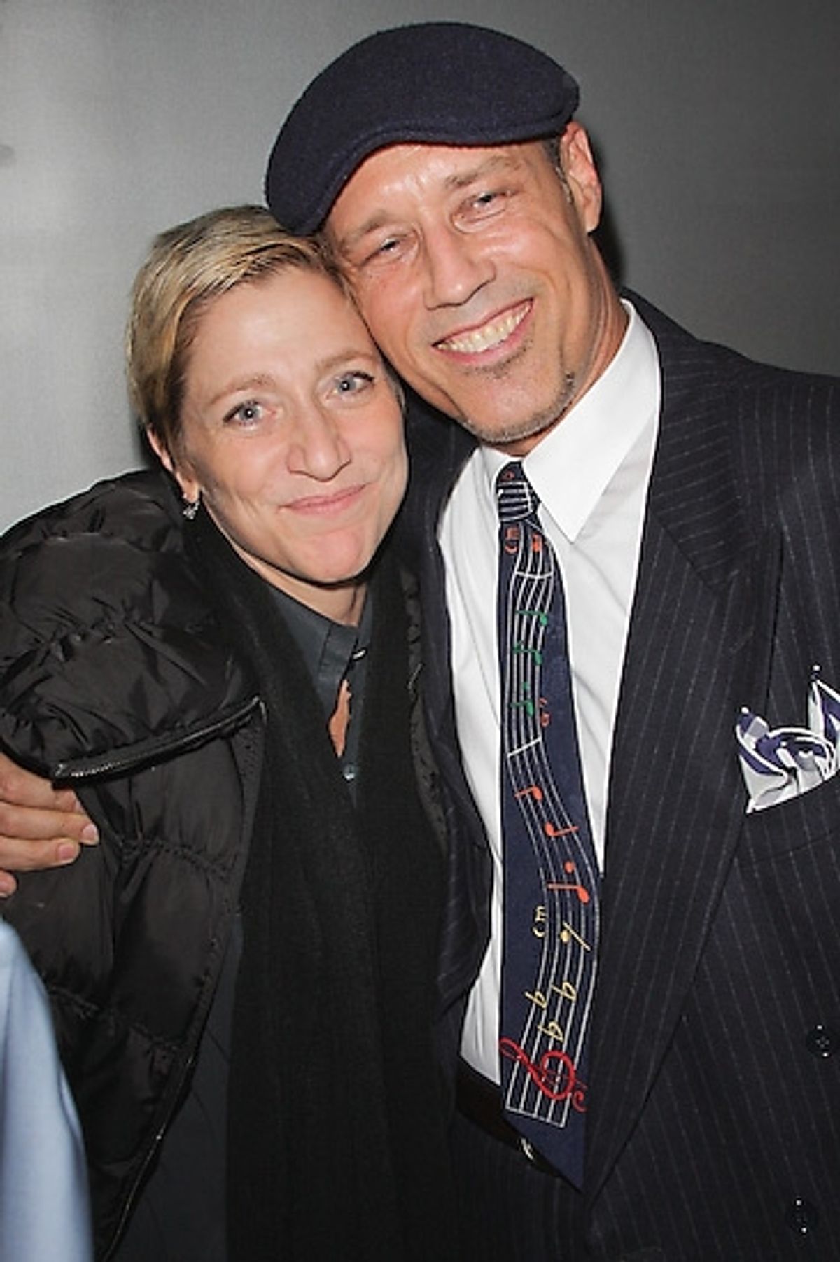 Edie Falco and Kevin Geer at SIDE MAN Reunion Benefit