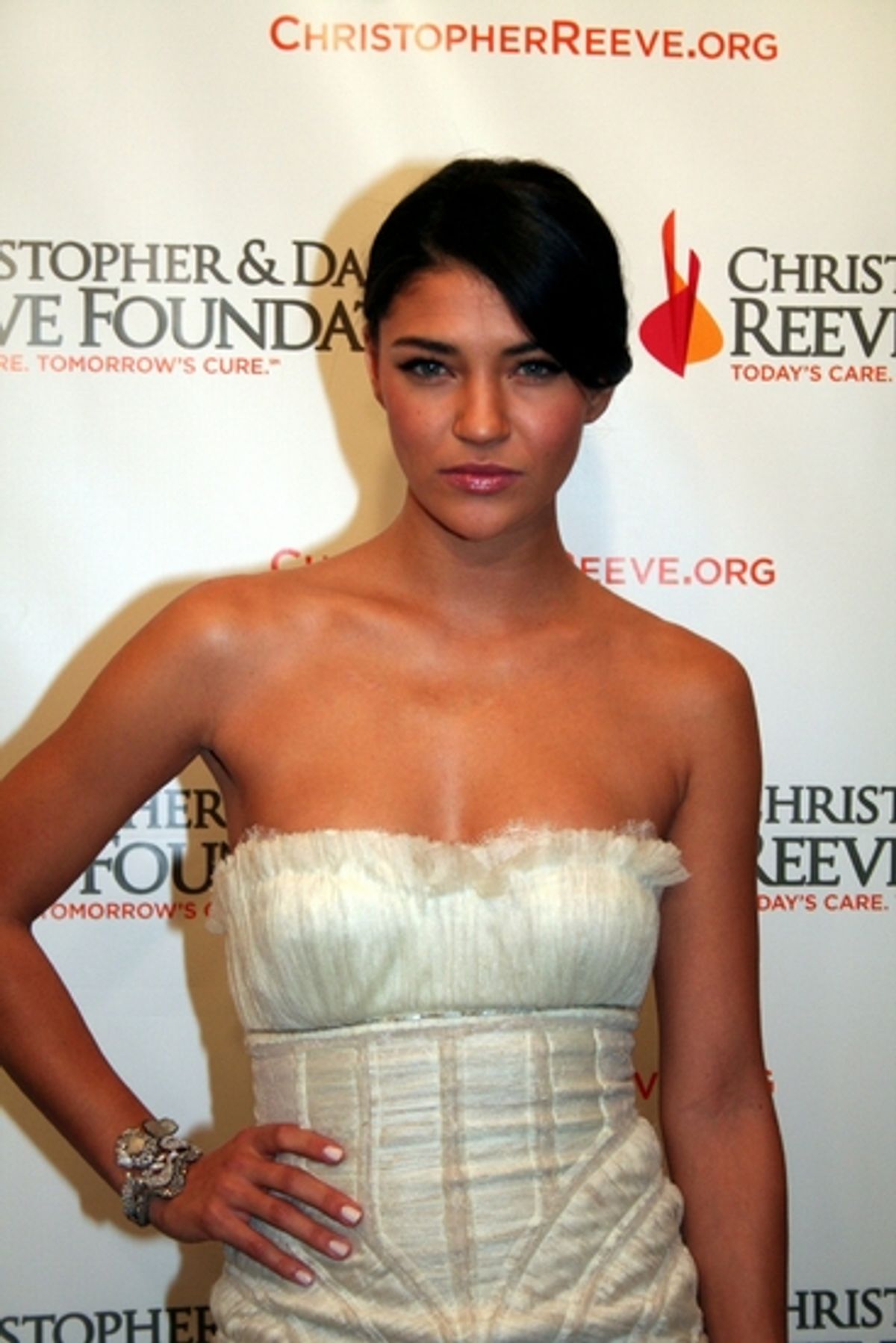 Jessica Szohr at Christopher & Dana Reeve Foundation Gala