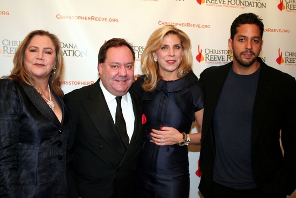 Kathleen Turner, James L. Nederlander, Margo McNabb and David Blaine  at 