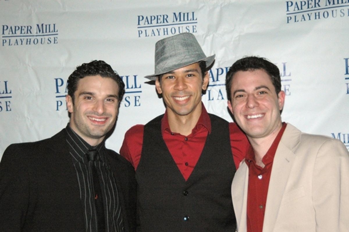 Matthew Rossoff (Associate Choreographer), Marco Antonio Santiago, Travis Greisler (Assistant Director) at 