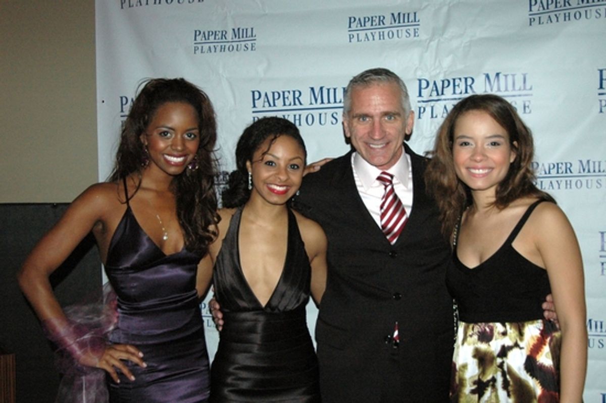 Krystal Joy Brown (Taylor McKessie) Charity Sharday De Loera, Mark S. Hoebee and Sydney Morton (Gabriella Montez) at 