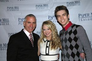 Mark S. Hoebee, Bailey Hanks (Sharpay Evans) and Chase Peacock (Troy Bolton) Photo