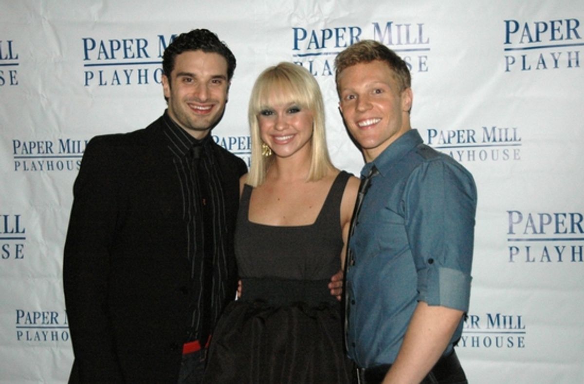 Matthew Rossoff, Becca Tobin and Zach Frank at 