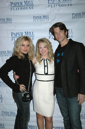 Reunion time-Orfeh, Bailey Hanks and Andy Karl Photo