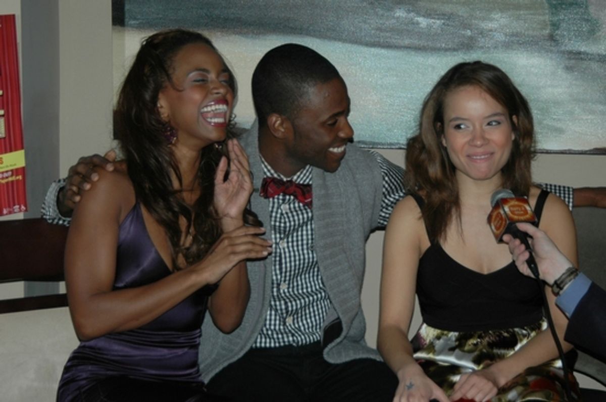 Krystal Joy Brown, Sean Samuels and Sydney Morton at 