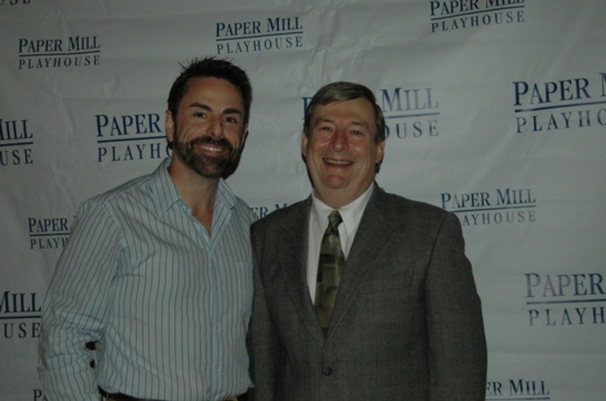 Keith Spence and Mark W. Jones (Paper Mill Executive Director) at 