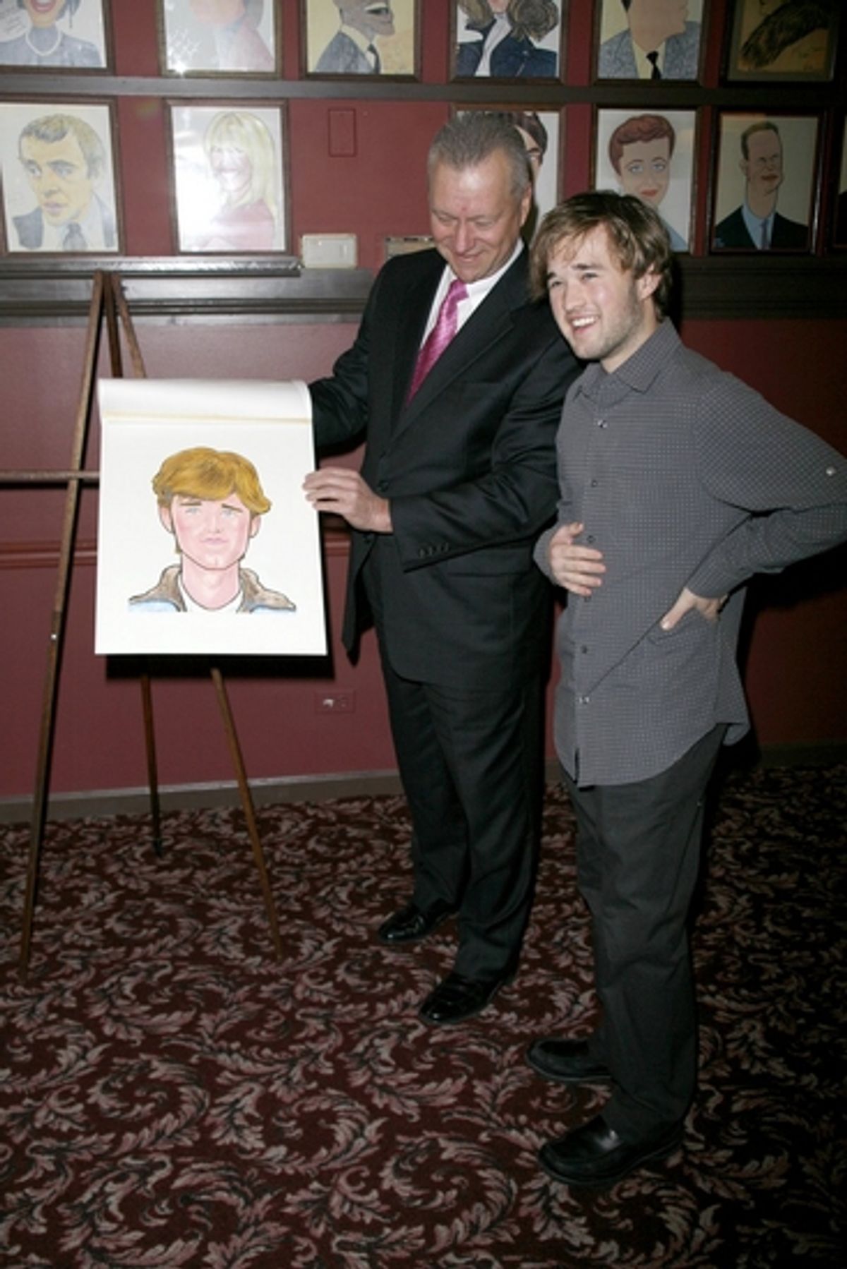 Max Klimavicius and Haley Joel Osment at 