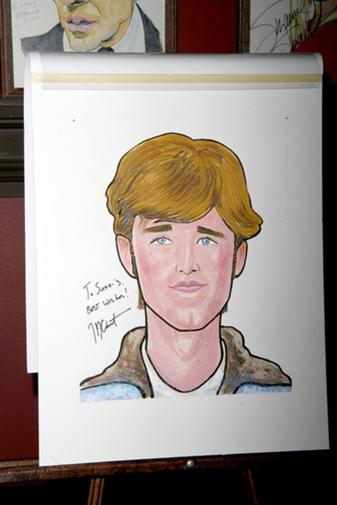 Photo Coverage: AMERICAN BUFFALO Stars View Sardi's Portraits  Image