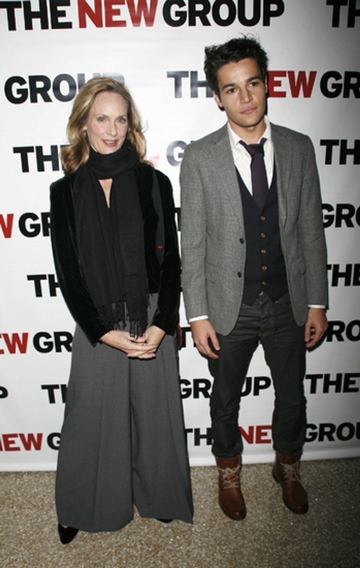 Lisa Emery and Christopher Abbott

 at 