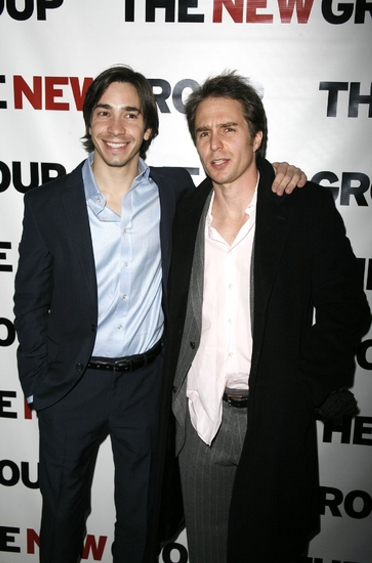 Justin Long and Sam Rockwell at 