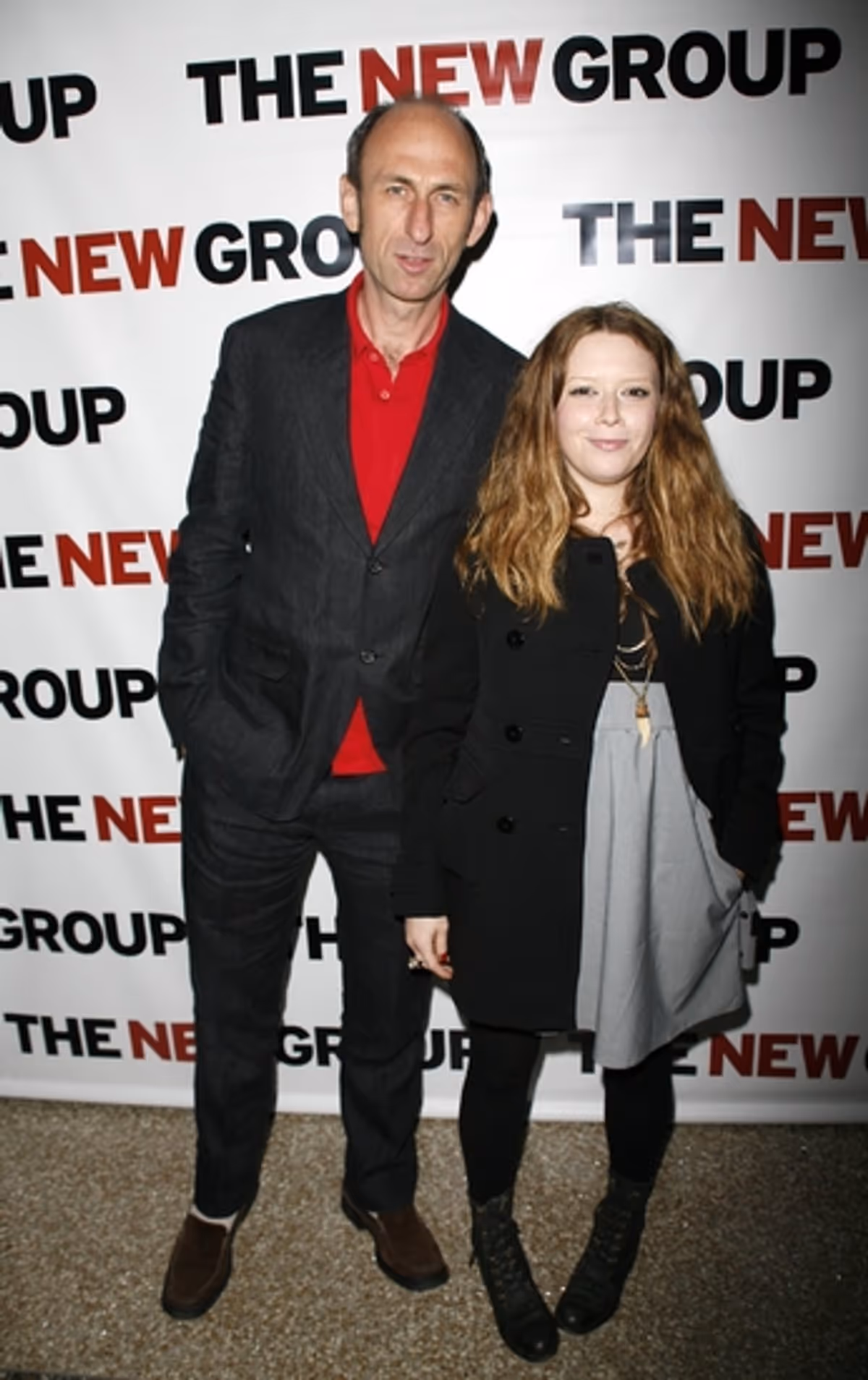David Cale and Natasha Lyonne at The New Group Honors Ethan Hawke