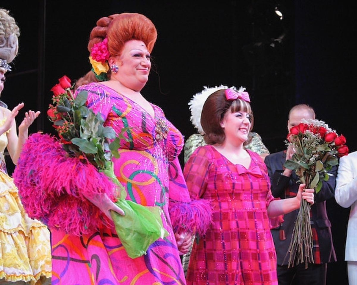 Harvey Fierstein and Marissa Perry at 