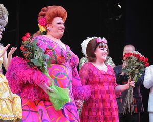 Harvey Fierstein and Marissa Perry Photo