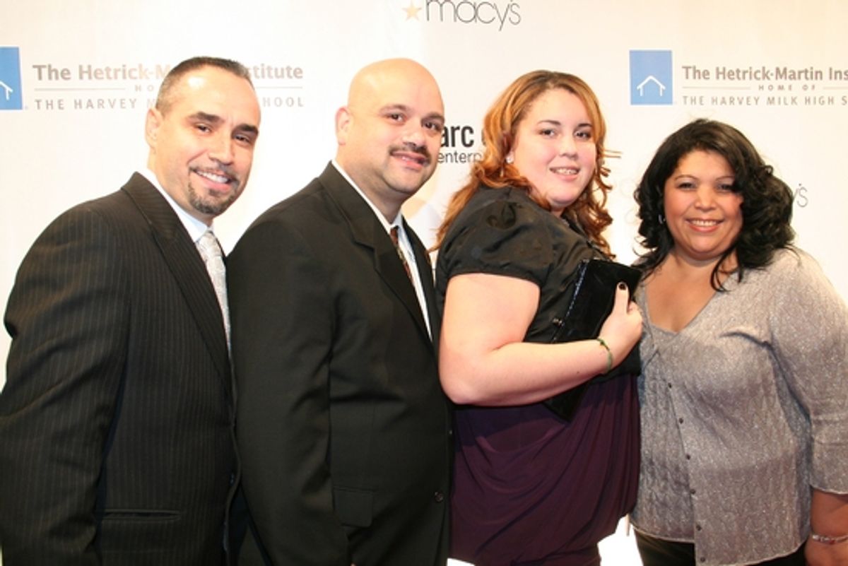 Thomas Krever, Ruben Figuroa, Judith Torres and Daisy Figuroa at The 2008 Emery Awards Gala