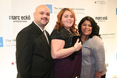 Judith Torres with her parents Ruben Figuroa and Daisy Figuroa Photo