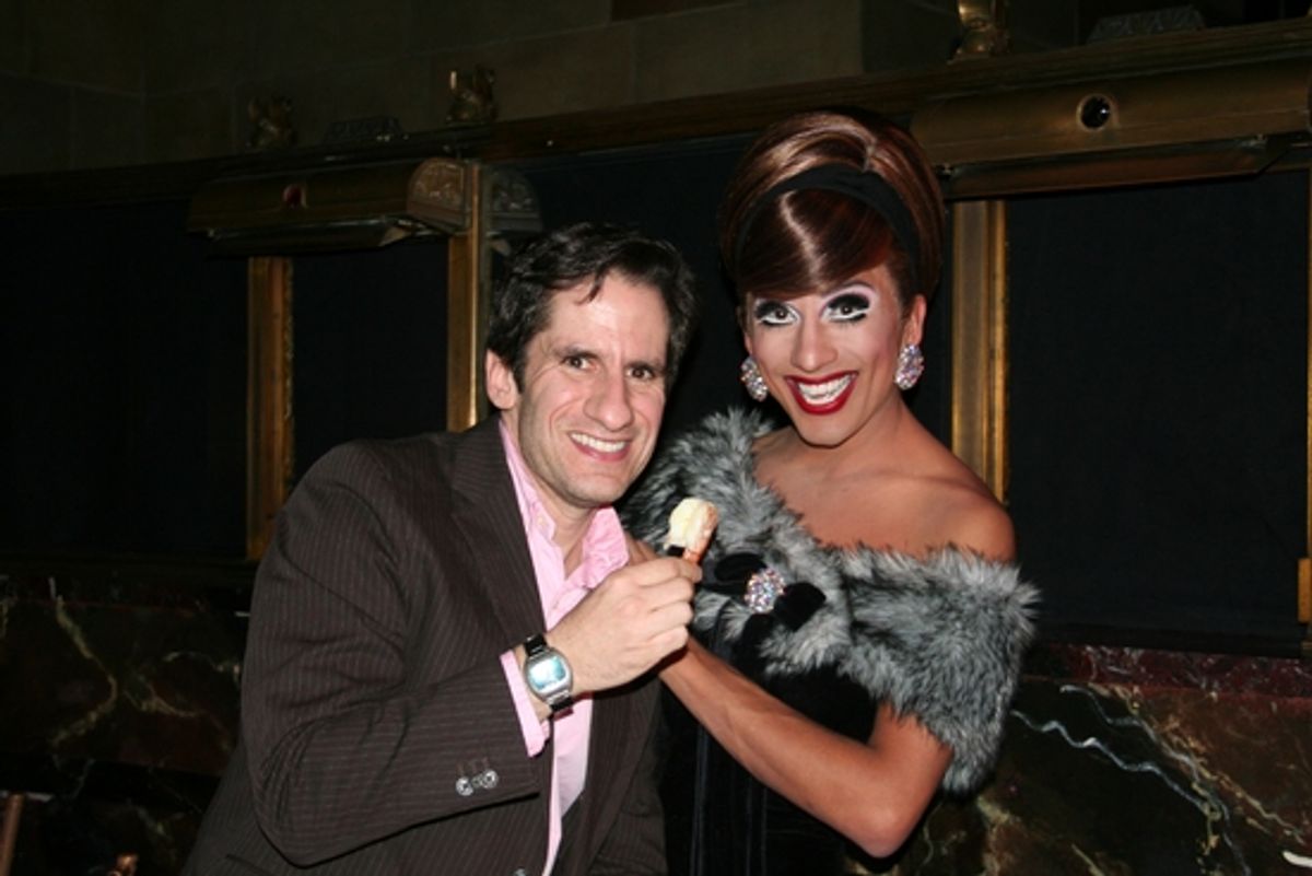Seth Rudetsky and Bianca Del Rio at The 2008 Emery Awards Gala