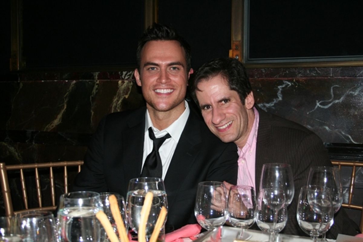 Cheyenne Jackson and Seth Rudetsky at The 2008 Emery Awards Gala