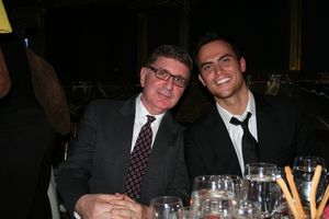 Pete Sanders and Cheyenne Jackson

 Photo