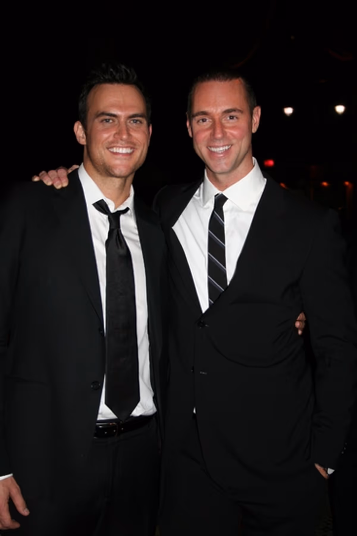 Cheyenne Jackson and Rob Smith at The 2008 Emery Awards Gala