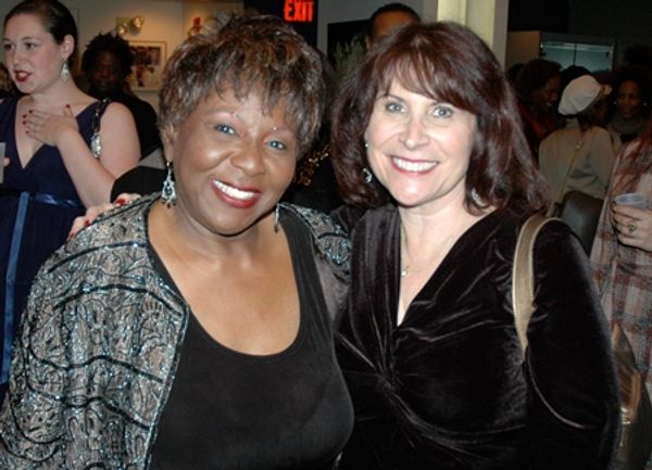 Cast member Sandra Reaves-Phillips and Sandra Lanman -former Crossroads publicist and Photo