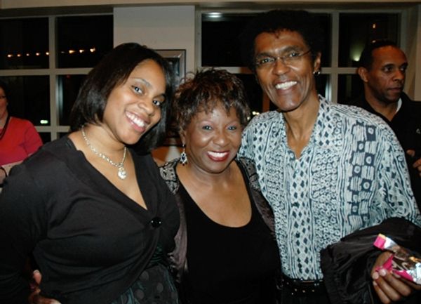 Crossroads Patron Services Director, Brittany Rhodie with cast members Sandra Reaves- Photo