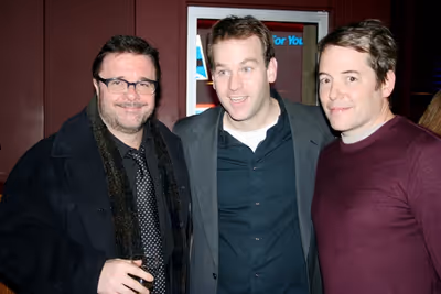 Nathan Lane, Mike Birbiglia and Matthew Broderick Photo